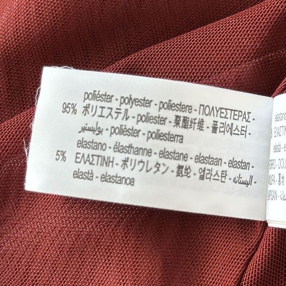 ZARA Tie-Front Layered Chiffon Cami Tank Top Tie-Dye Pink SzL - Picture 13 of 13